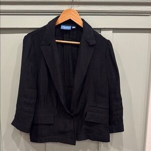 Simply Vera Vera Wang Black Blazer 🖤 3/4-Sleeve • Women’s L